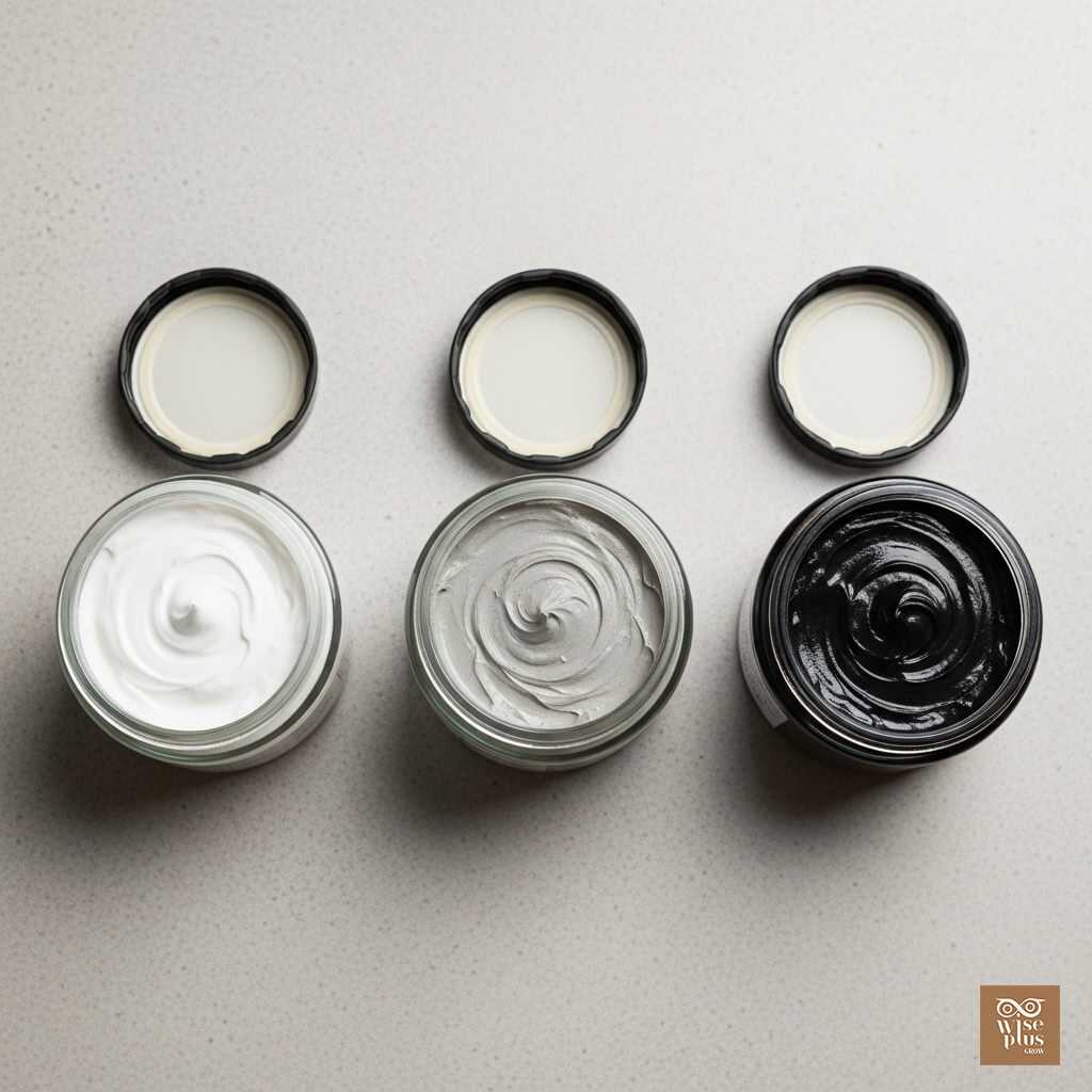 เปรียบเทียบมาส์กโคลน Kaolin Bentonite และ Charcoal