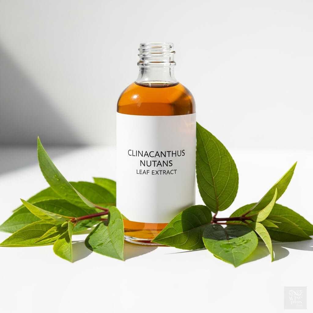 ส่วนประกอบฟลาโวนอยด์ในสารสกัดพญายอ