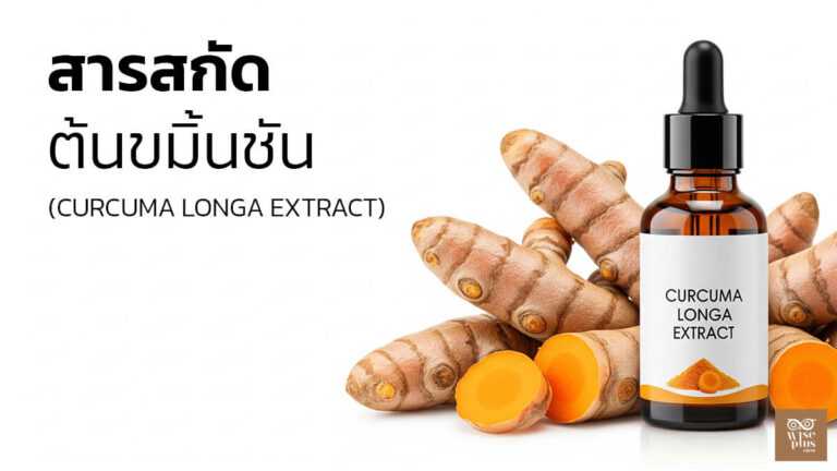 สารสกัดขมิ้นชัน Curcuma Longa Extract เพื่อผิวใสแข็งแรง