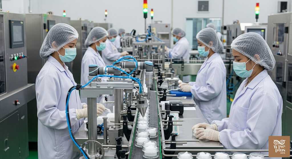 ผลิตครีมบำรุงผิวตามมาตรฐาน GMP ISO