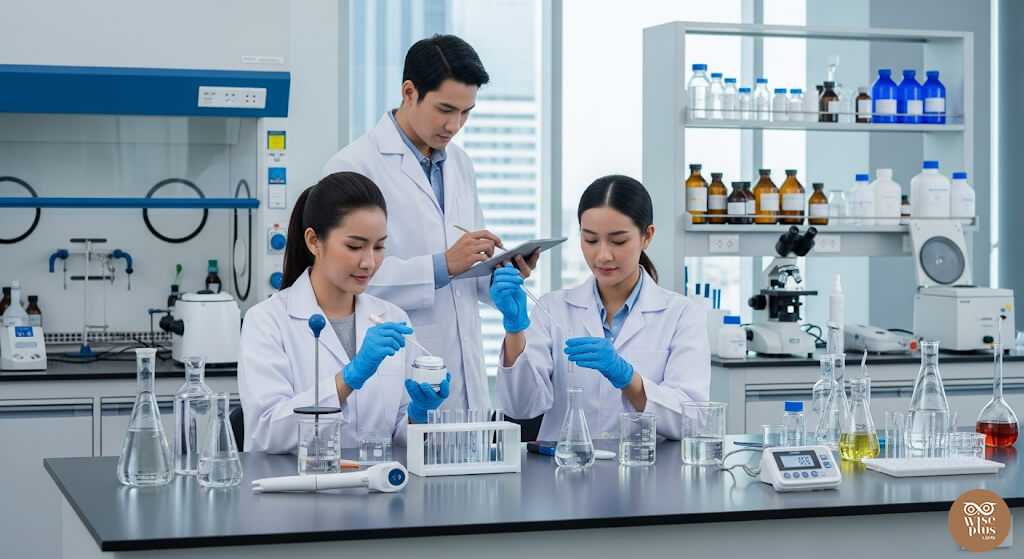 ทีมวิจัยและพัฒนาสูตรครีม OEM ไทย