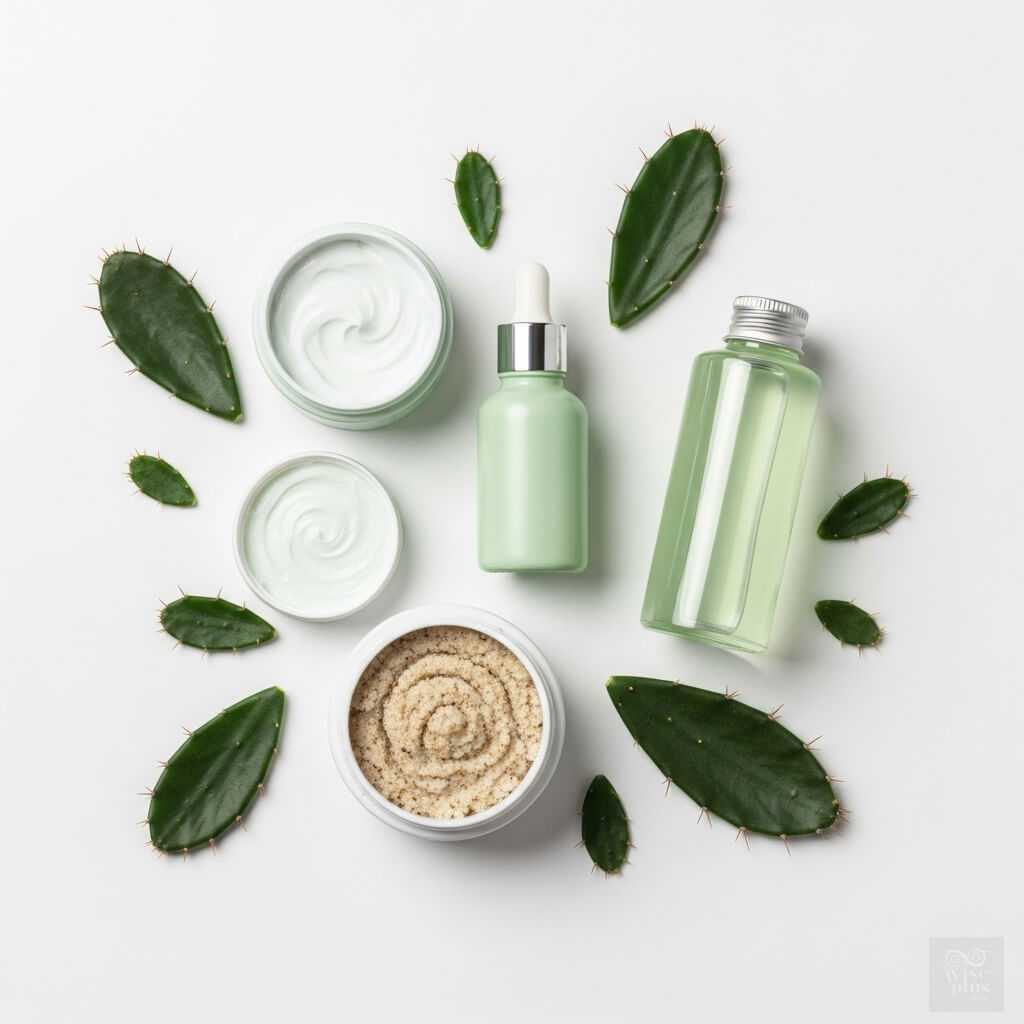 สารสกัดกระบองเพชรใช้ได้ในเซรั่ม ครีม สครับ และโทนเนอร์