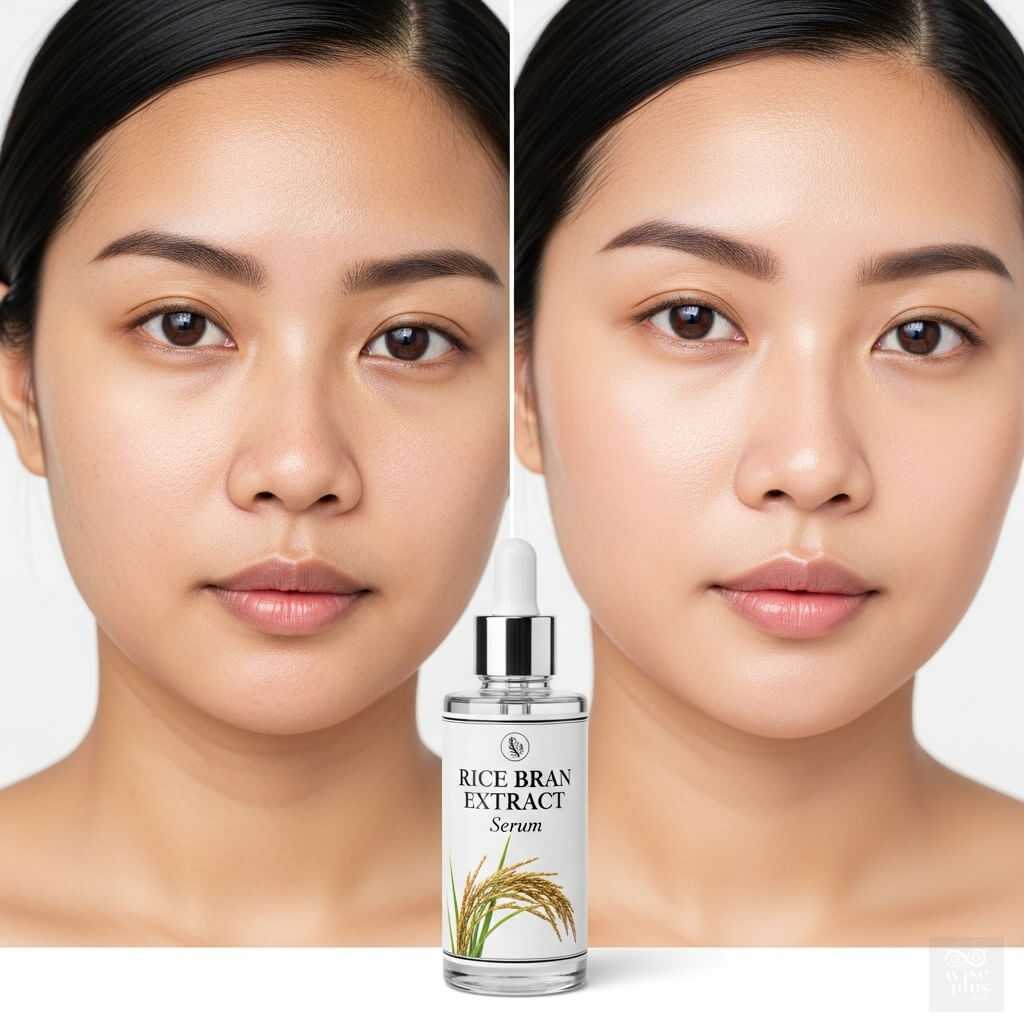สารสกัดรำข้าว ผลลัพธ์ผิวเรียบเนียน ผิวดูสม่ำเสมอ เมื่อใช้ในสูตรสกินแคร์