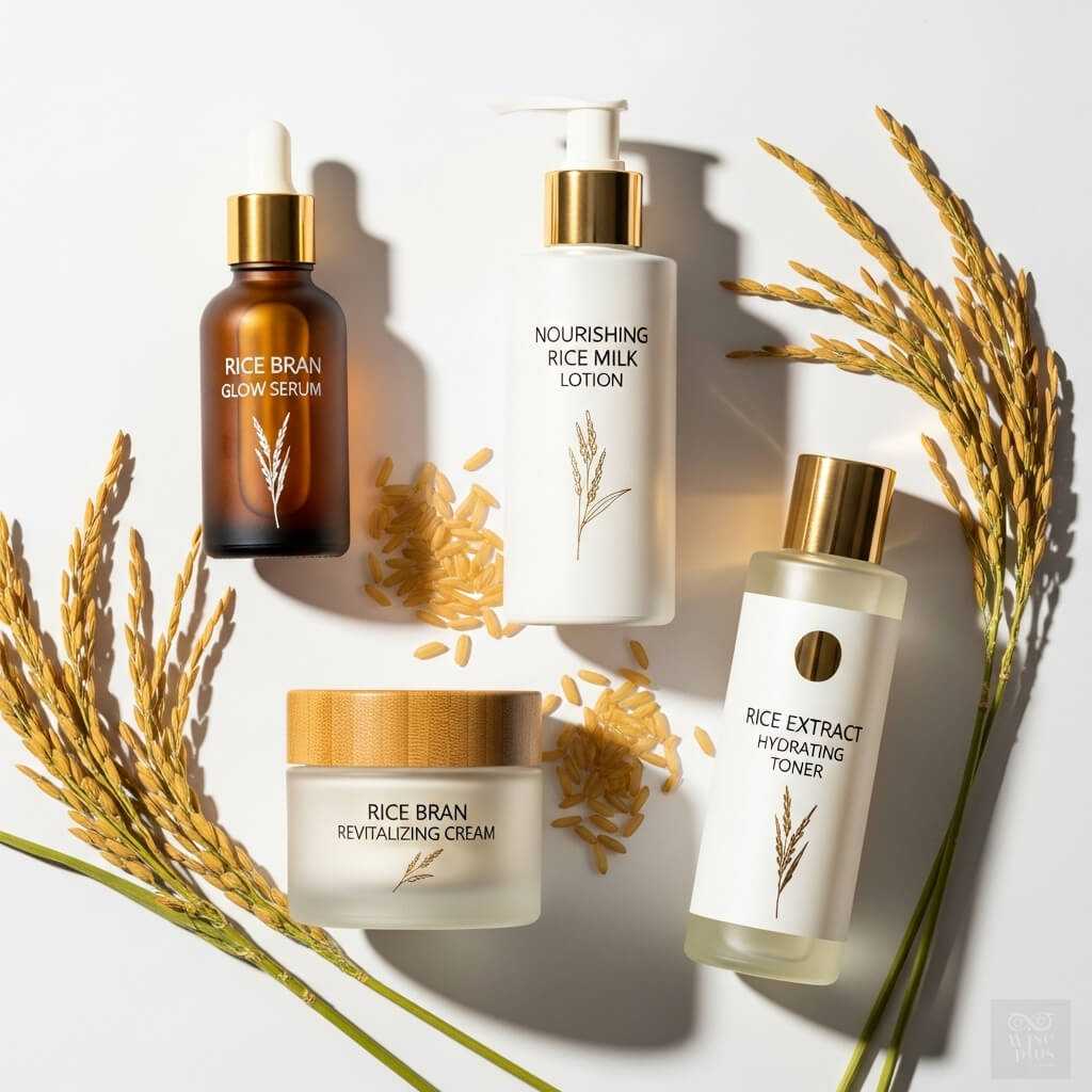 สารสกัดรำข้าว ใช้ในเซรั่ม ครีม โทนเนอร์ และผลิตภัณฑ์บำรุงผิว