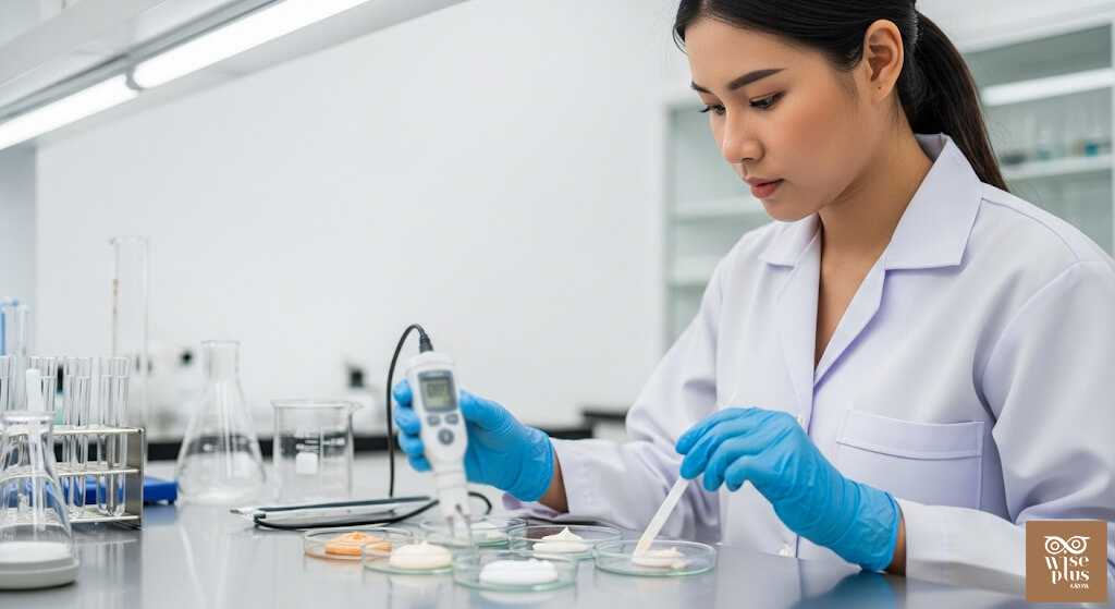 การออกแบบสูตรและทดสอบความเสถียรของครีม