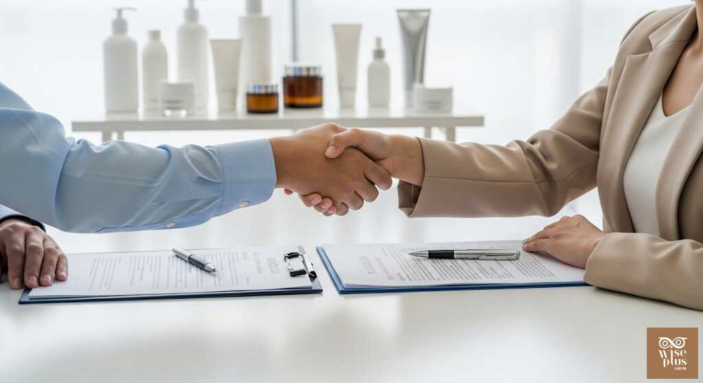 ทำข้อตกลงรักษาความลับกับโรงงานผลิตครีม