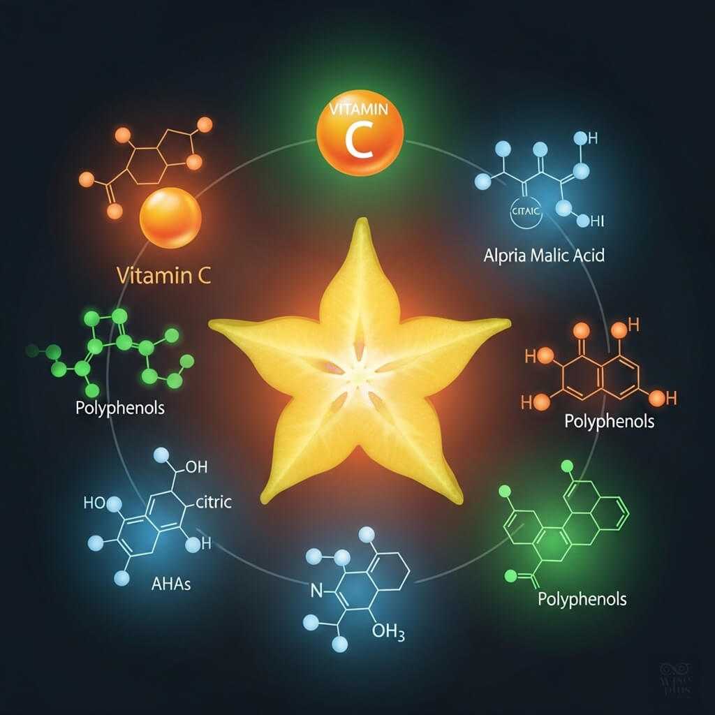 กลไกการทำงานของสารสกัดมะเฟืองในสกินแคร์