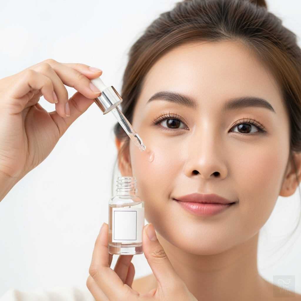 สาวไทยใช้เซรั่มสารสกัดดอกดาหลา