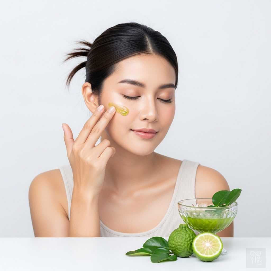 สาวไทยใช้สกินแคร์สารสกัดมะกรูด