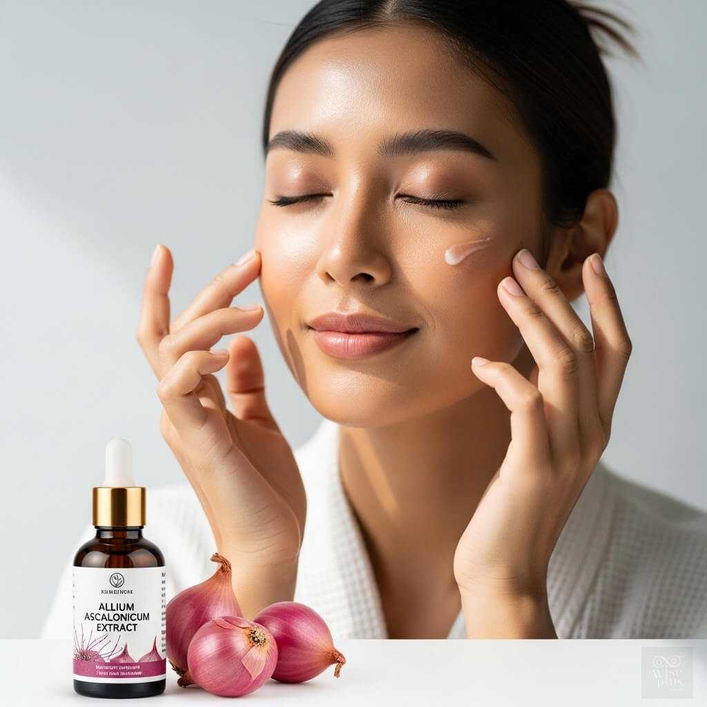 สาวไทยใช้สกินแคร์สารสกัดหัวหอมแดง