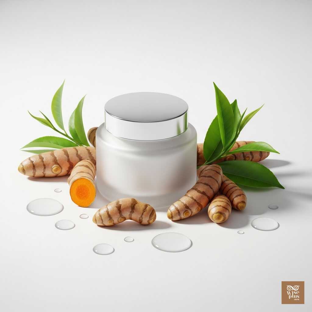 ครีมขมิ้นลดสิวอักเสบผสมทีทรีออยล์และ BHA