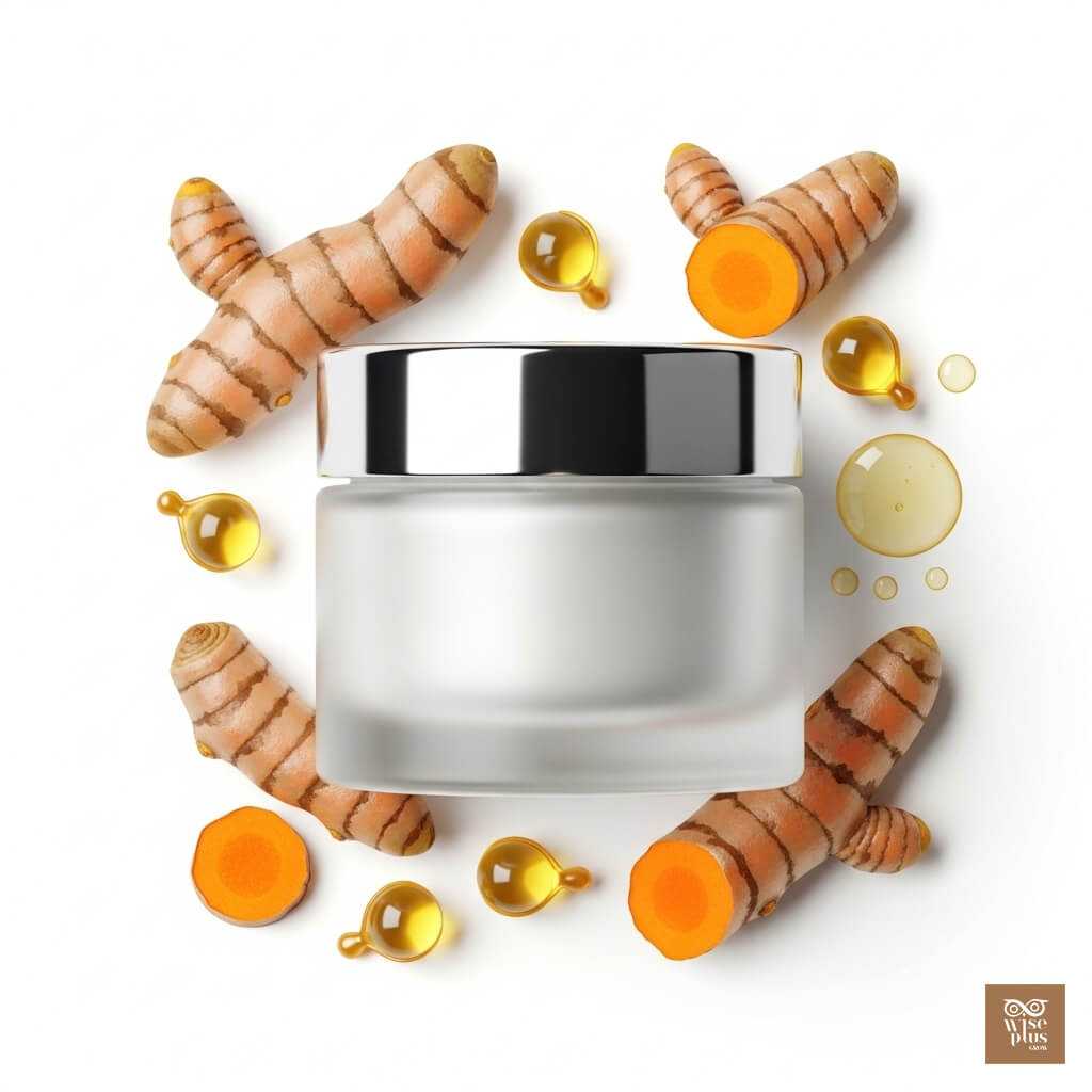 ครีมขมิ้นผสมวิตามินอีเพื่อผิวเนียนนุ่มและชุ่มชื้น