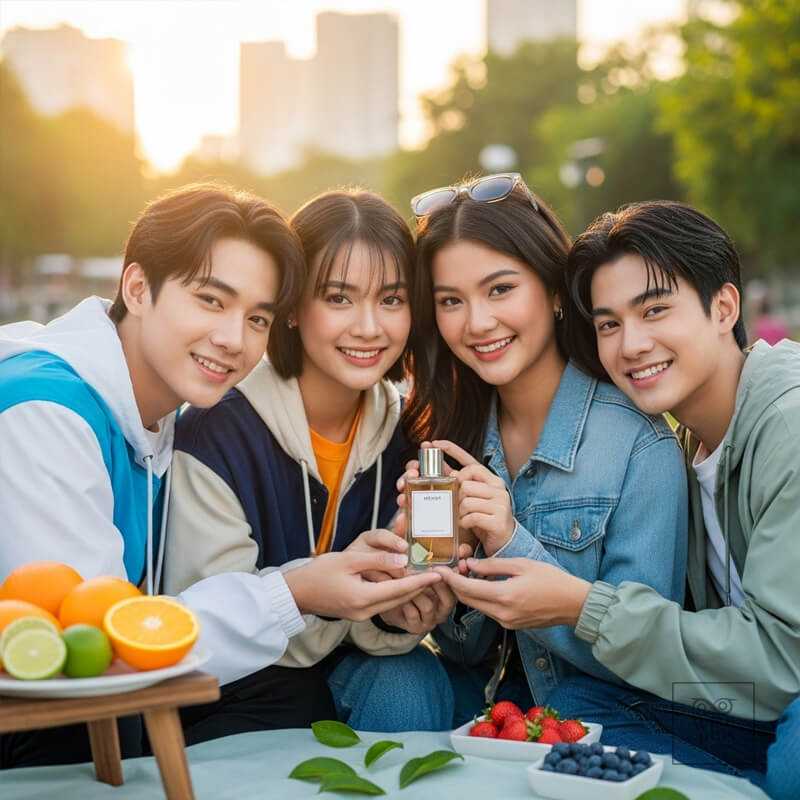 น้ำหอม Unisex กลิ่นสดใสสำหรับวัยรุ่น