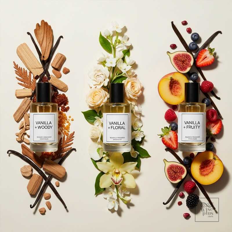 การเลเยอร์น้ำหอมวานิลลากับโทนกลิ่นต่างๆ