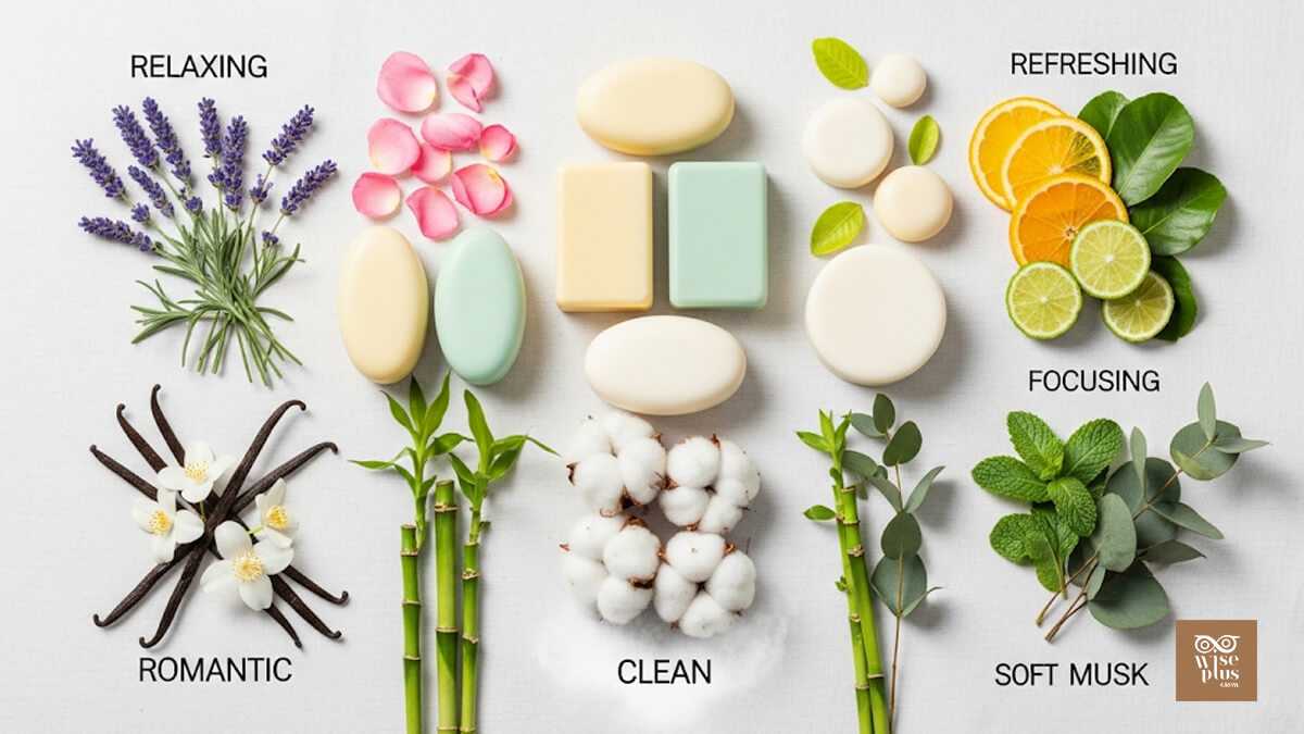 โทนกลิ่นสบู่สปาอโรมาตามอารมณ์หลากหลาย