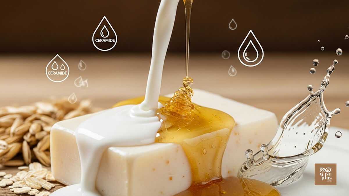 คุณค่าบำรุงจากน้ำผึ้งและนมแพะในสบู่สูตรชุ่มชื้น