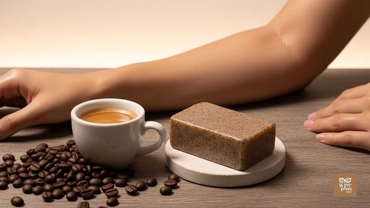 คาเฟอีนในสบู่กาแฟช่วยให้ผิวดูสดชื่น