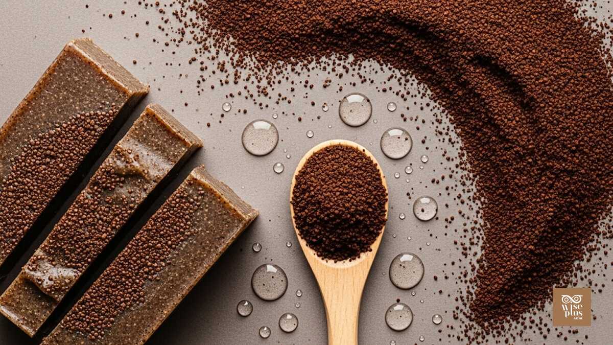 เม็ดกาแฟบดละเอียดสำหรับสครับผิว