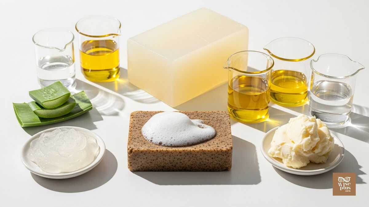 ฐานสบู่กลีเซอรีน pH อ่อนโยนสำหรับผิวแพ้ง่าย