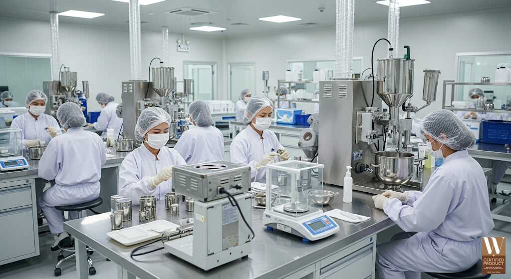 การผลิตครีมมาตรฐาน Hospital Grade ในโรงงานไทย