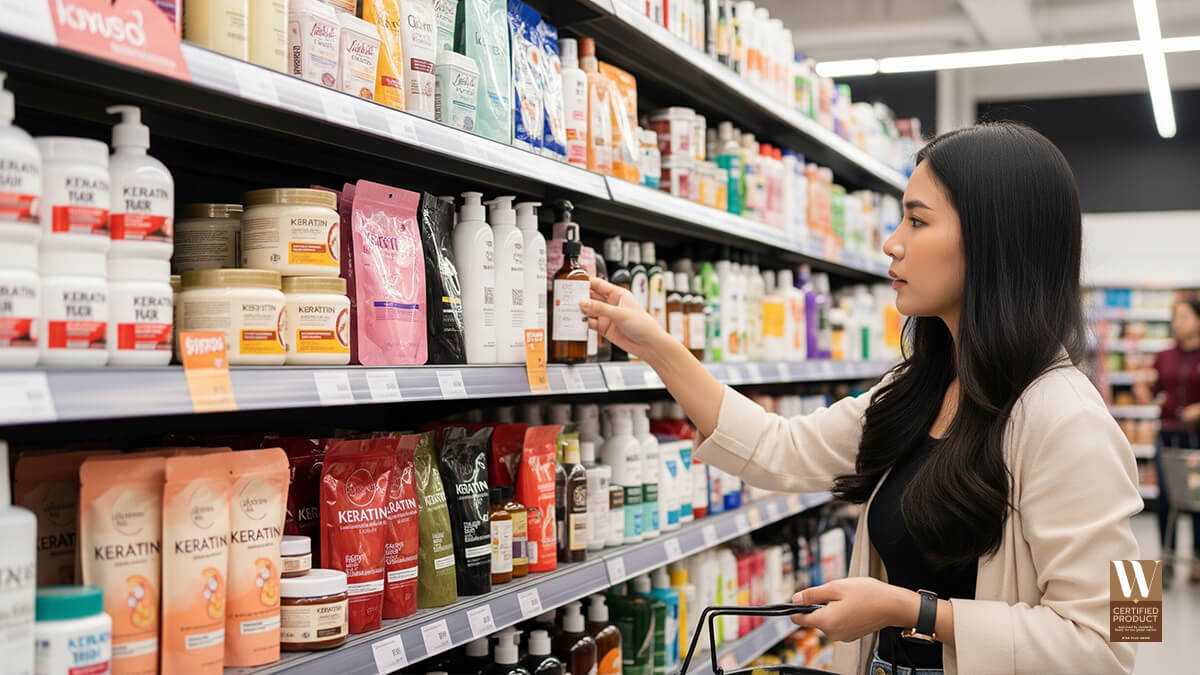 ตลาดเคราตินในไทยและการเลือกซื้อผลิตภัณฑ์บำรุงผม