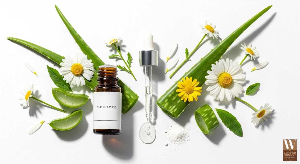 ส่วนผสมสำคัญใน Primer เช่น Hyaluronic Acid Niacinamide และสารสกัดพืช