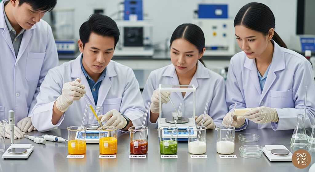 ทีม R&D พัฒนาสูตรสบู่สมุนไพรในอุบล