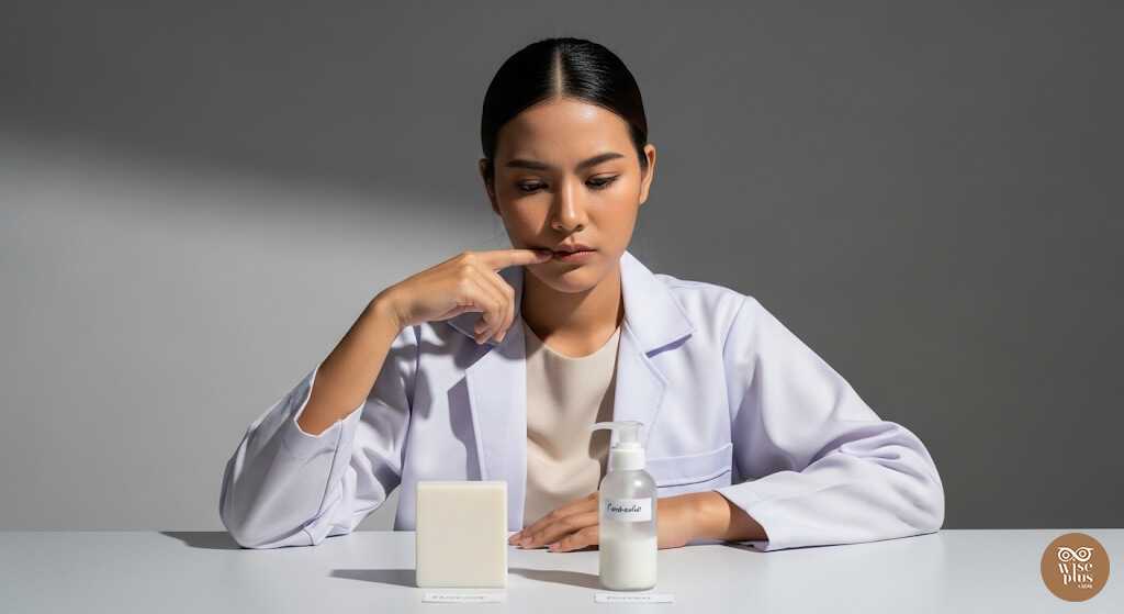 การพัฒนาสูตรสบู่และโลชั่นบำรุงผิว