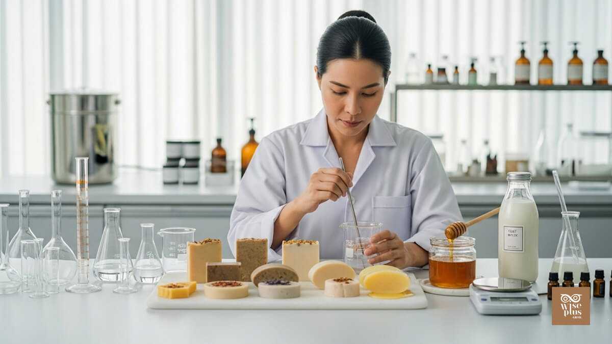 พัฒนาสูตรสบู่น้ำผึ้งนมแพะกับโรงงานผลิตเครื่องสำอาง