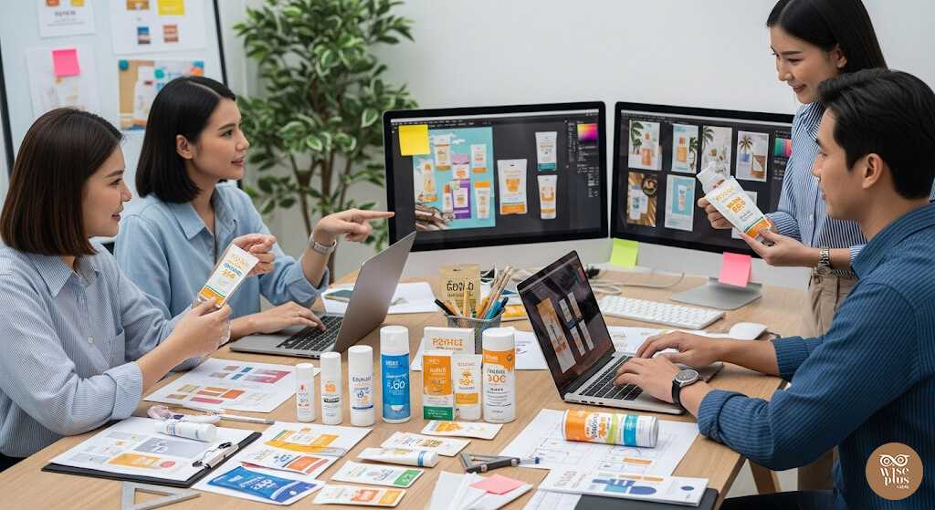 การออกแบบบรรจุภัณฑ์ครีมกันแดด