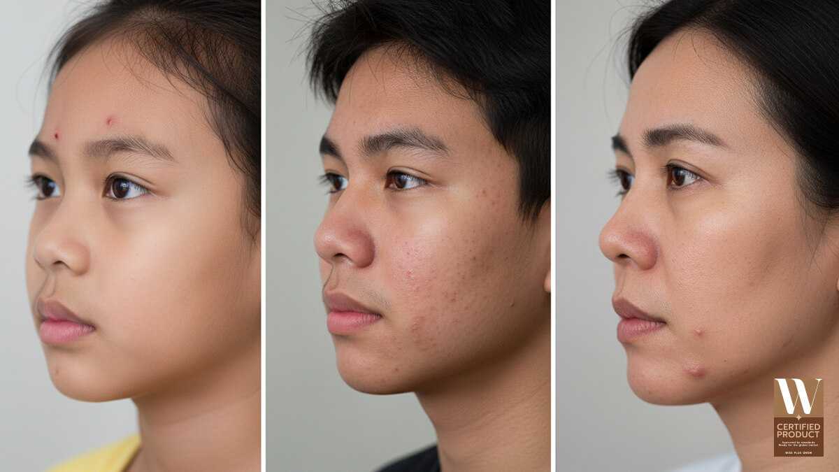 ประเภทสิวที่พบบ่อยในแต่ละช่วงอายุ