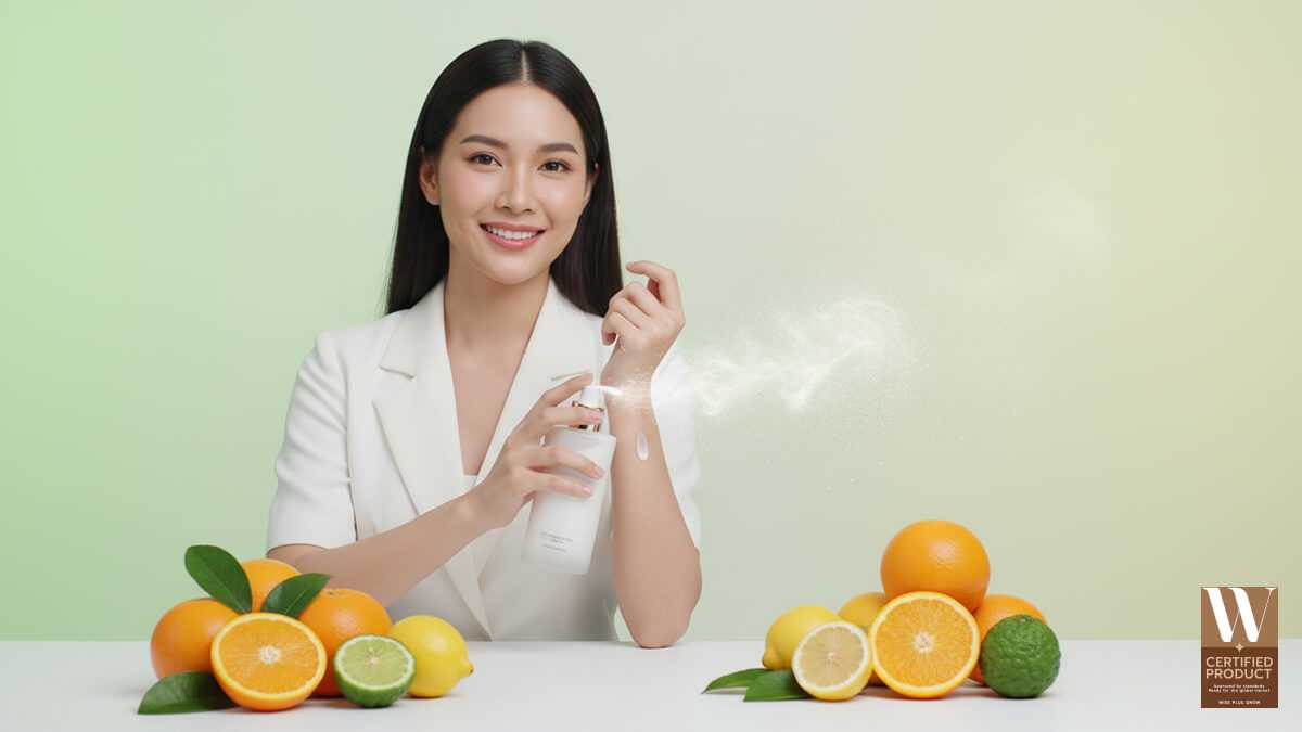 โลชั่นน้ำหอมกลิ่นซิตรัสสดชื่นสไตล์สาวทันสมัย