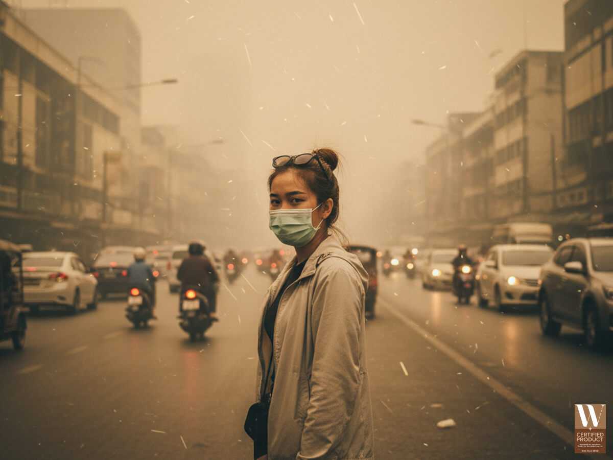 ปกป้องผิวจากฝุ่น PM2.5 และมลภาวะในเมือง