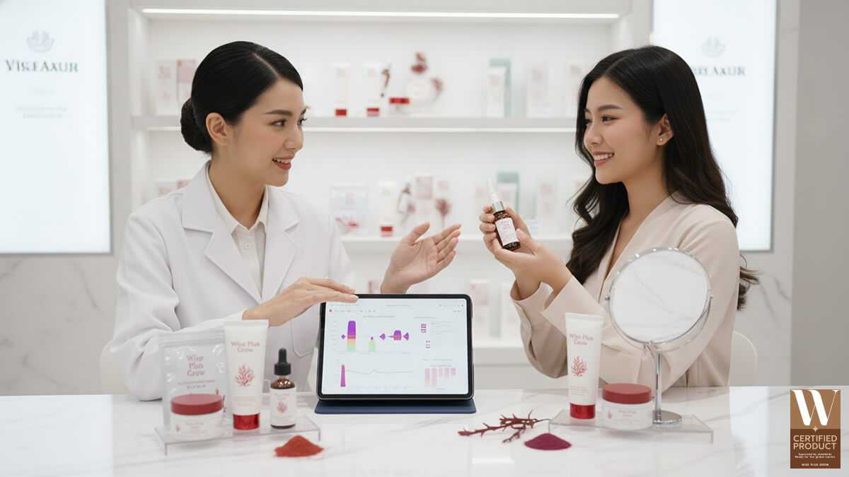 แนวทางเลือกผลิตภัณฑ์ที่มีสารสกัดสาหร่ายแดงให้เหมาะกับสภาพผิว