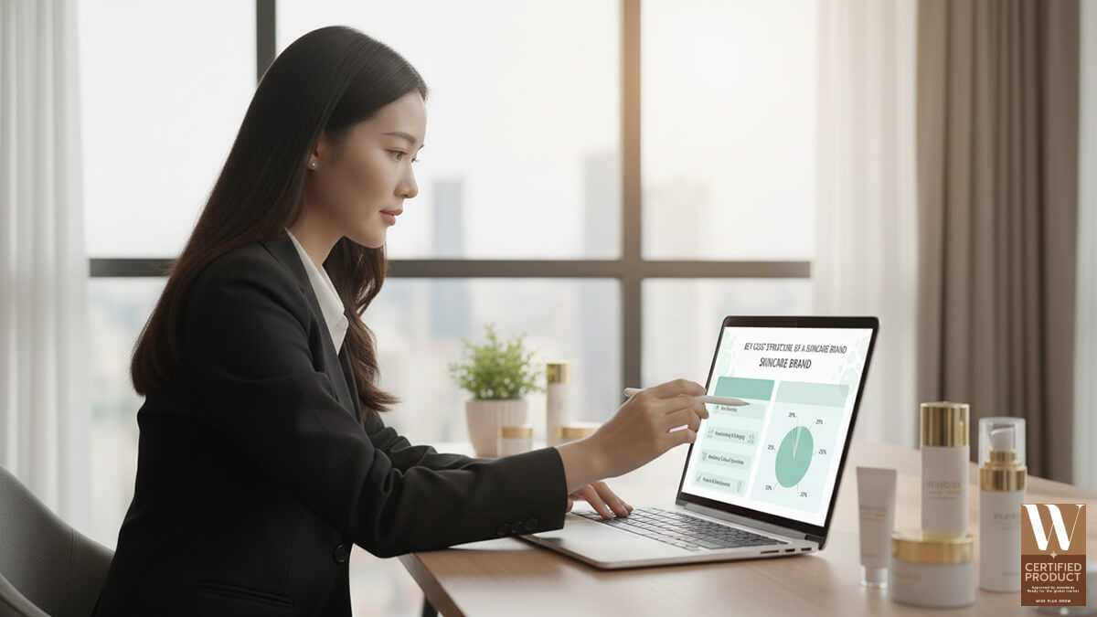 โครงสร้างต้นทุนหลักของแบรนด์ครีมบำรุง