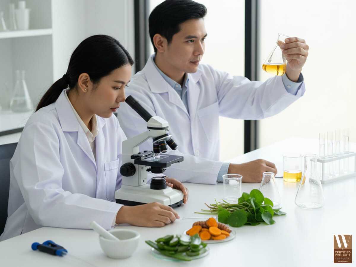 การพัฒนาส่วนผสมสกินแคร์ไทยจากธรรมชาติ