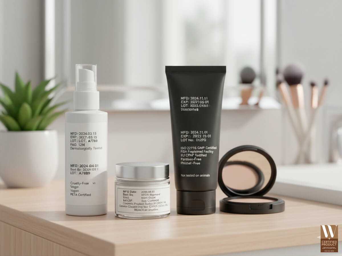 ตัวย่อบนฉลากในหมวดสกินแคร์