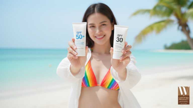 ความแตกต่างระหว่างกันแดด SPF30 และ SPF50 จากผู้เชี่ยวชาญด้านการพัฒนาสูตรกันแดด