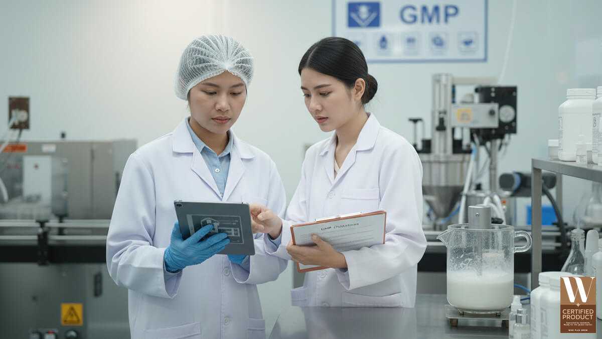 ความหมายของมาตรฐานการผลิต GMP ในโรงงานผลิตครีม