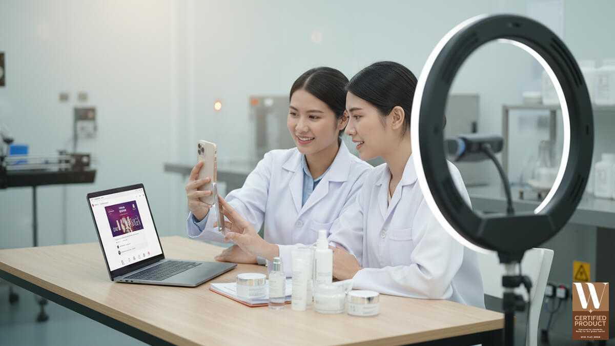 ใช้เทคโนโลยีและโซเชียลมีเดียค้นหาโรงงานผลิตครีม