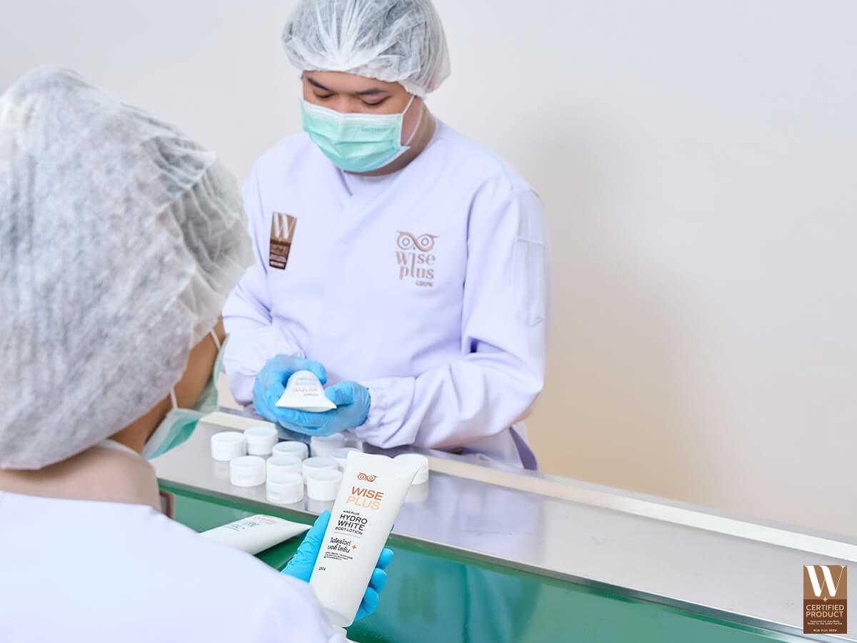 โครงสร้างโรงงานครีมไทยที่ทันสมัยและเป็นระบบ