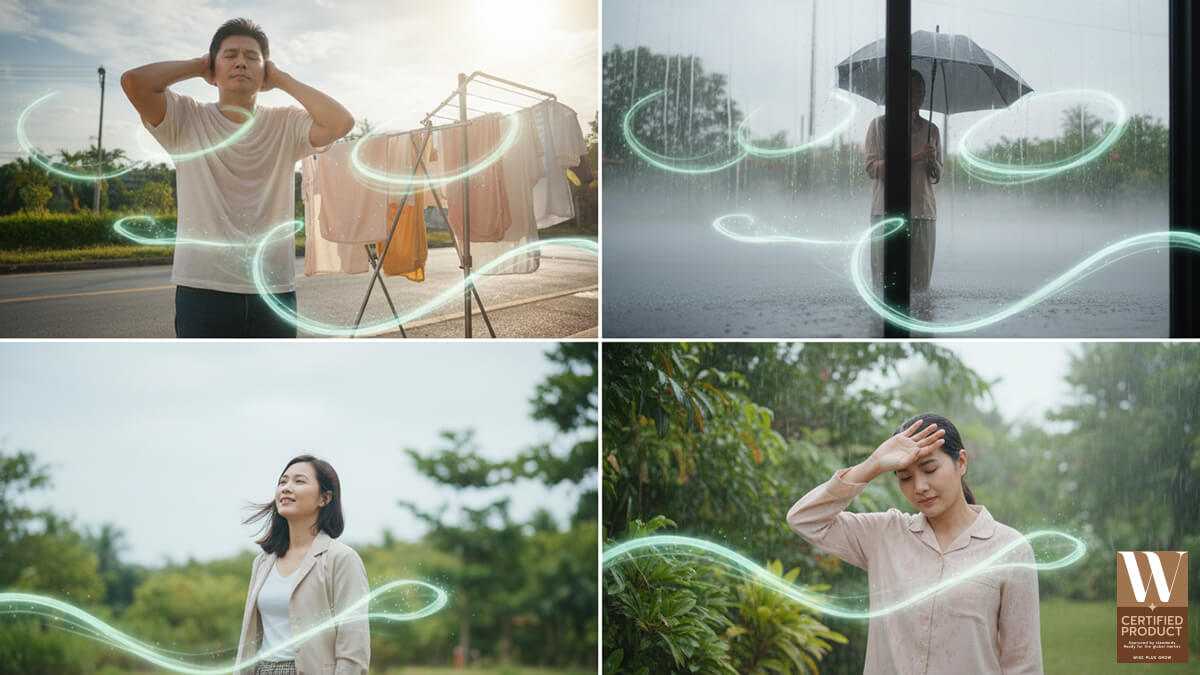 ปัจจัยสภาพอากาศที่ทำให้กลิ่นสะอาดสดชื่นขายดี