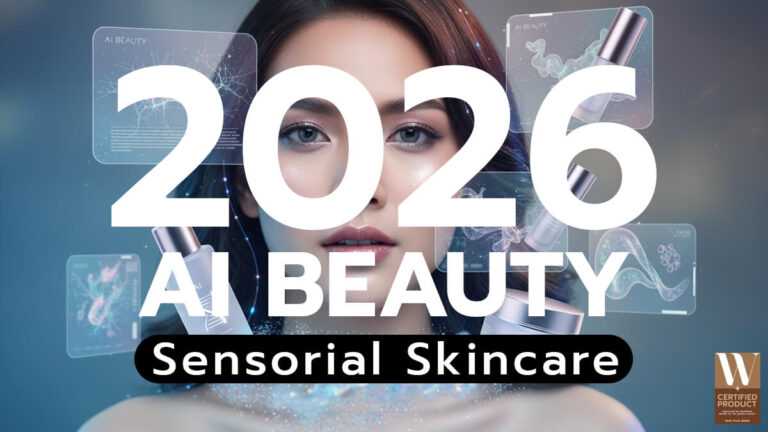 แนวโน้มเครื่องสำอางปี 2026 กับเทรนด์ AI Beauty และ Sensorial Skincare