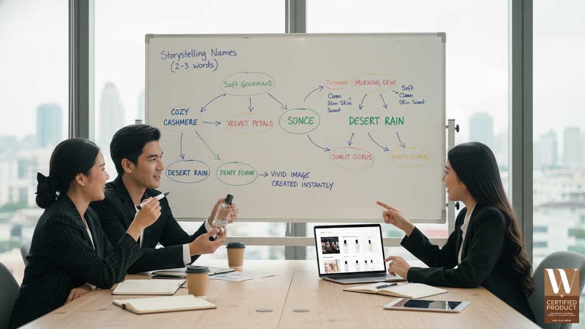 องค์ประกอบที่ทำให้ชื่อกลิ่นน้ำหอมโดดเด่นและจำง่าย