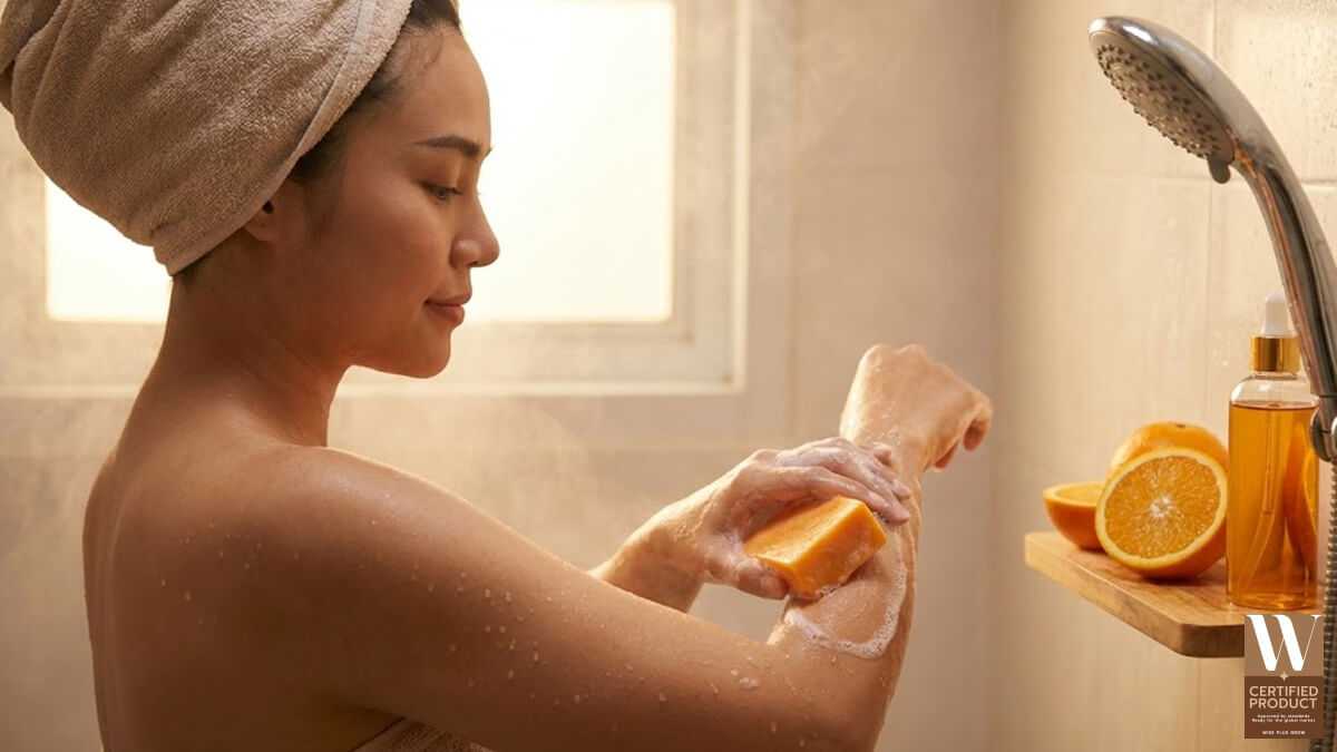 วิธีใช้สบู่วิตามินซีอย่างอ่อนโยนเพื่อให้เห็นผลชัดเจน