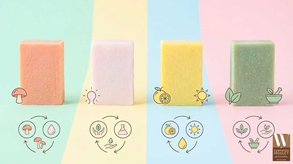 เปรียบเทียบสบู่โคจิกกลูต้าไธโอนกับสูตรอื่นแบบเห็นภาพ