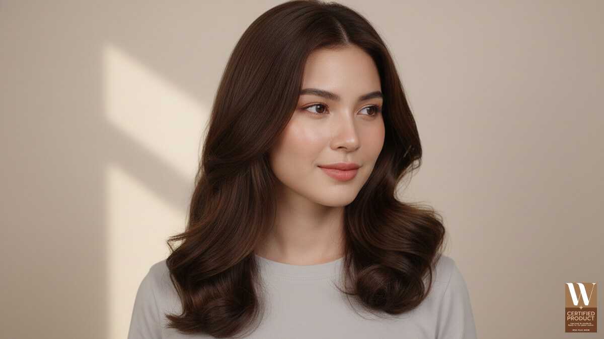 ผมสีน้ำตาลธรรมชาติ