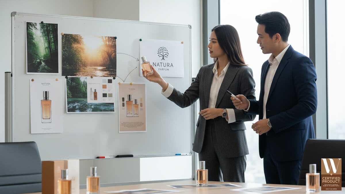 การวางแนวคิดและสร้างภาพลักษณ์ของแบรนด์น้ำหอม