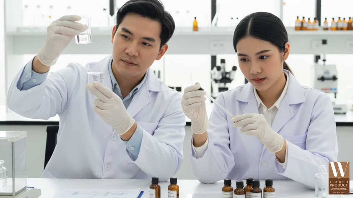 ขั้นตอนหลักของโปรโตคอลทดสอบน้ำหอม