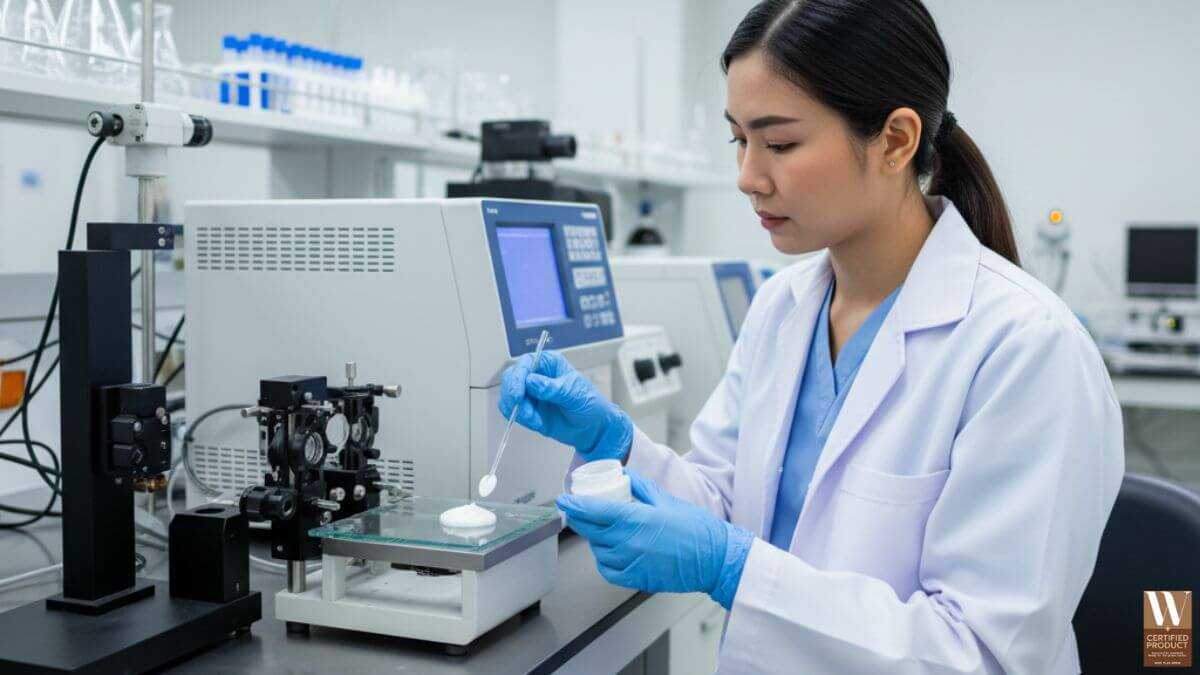 ทดสอบค่า SPF ในห้องแล็บครีมกันแดด